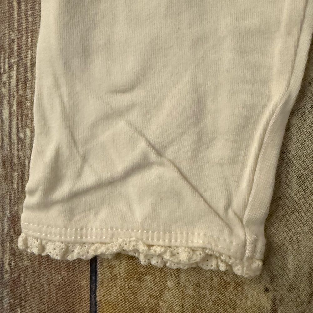 Kids Cream Leggings - Picture 2 of 3